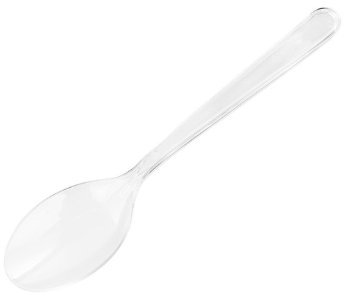 Ложка столовая, 180 мм, прозрачная, компакт премиум, PS, 50 штук