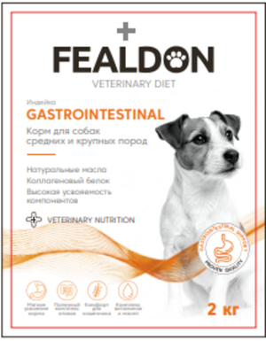 Сухой корм для собак Fealdon GASTROINTESTINAL средних и крупных пород