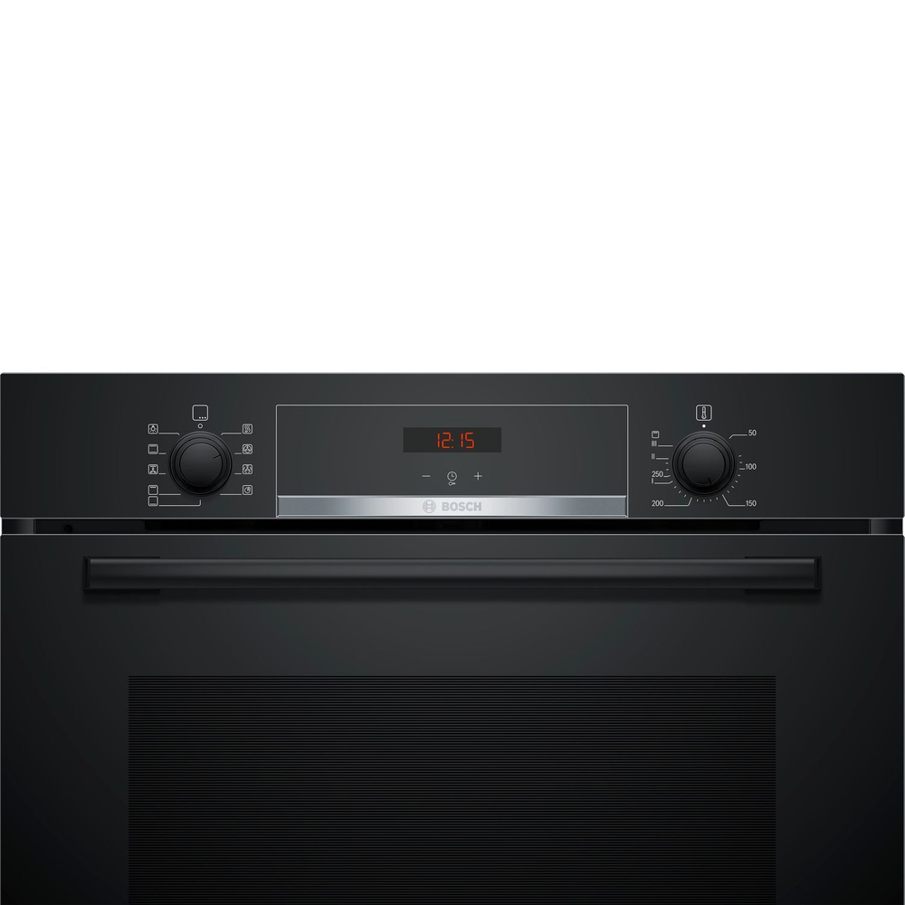 Электрический духовой шкаф Bosch HBA534EB0, 59.4 см, 71 л, 6 режимов, гриль, конвекция, черный