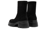 Staccato Stretch & Sock Boots Women"s Truffle Black/Timber Brown