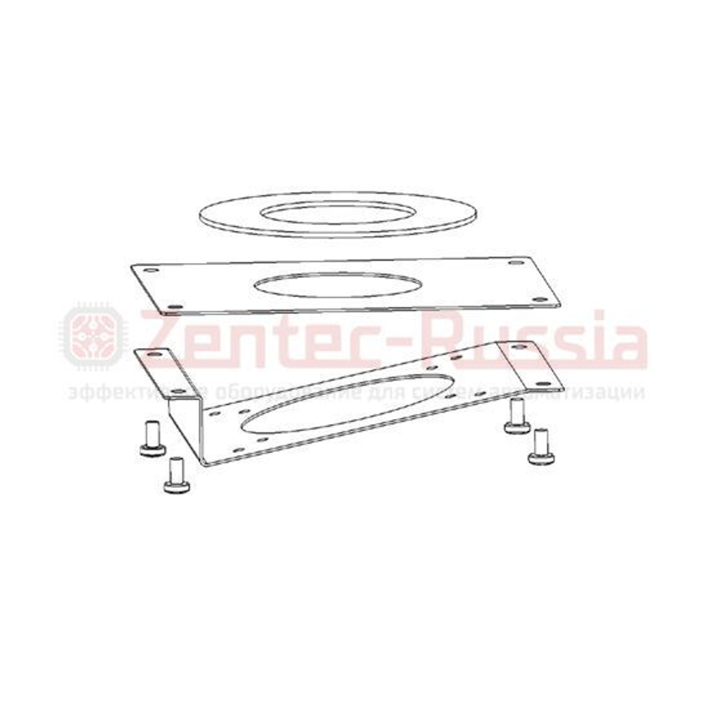 Carel DP00VM4000 кронштейн для вертикального монтажа парораспределителей DP***D30**