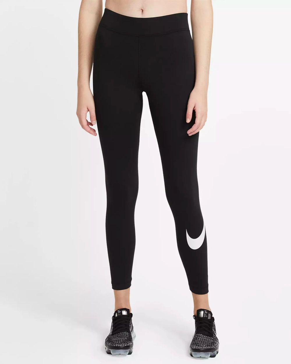 Женские леггинсы Swoosh со средней посадкой