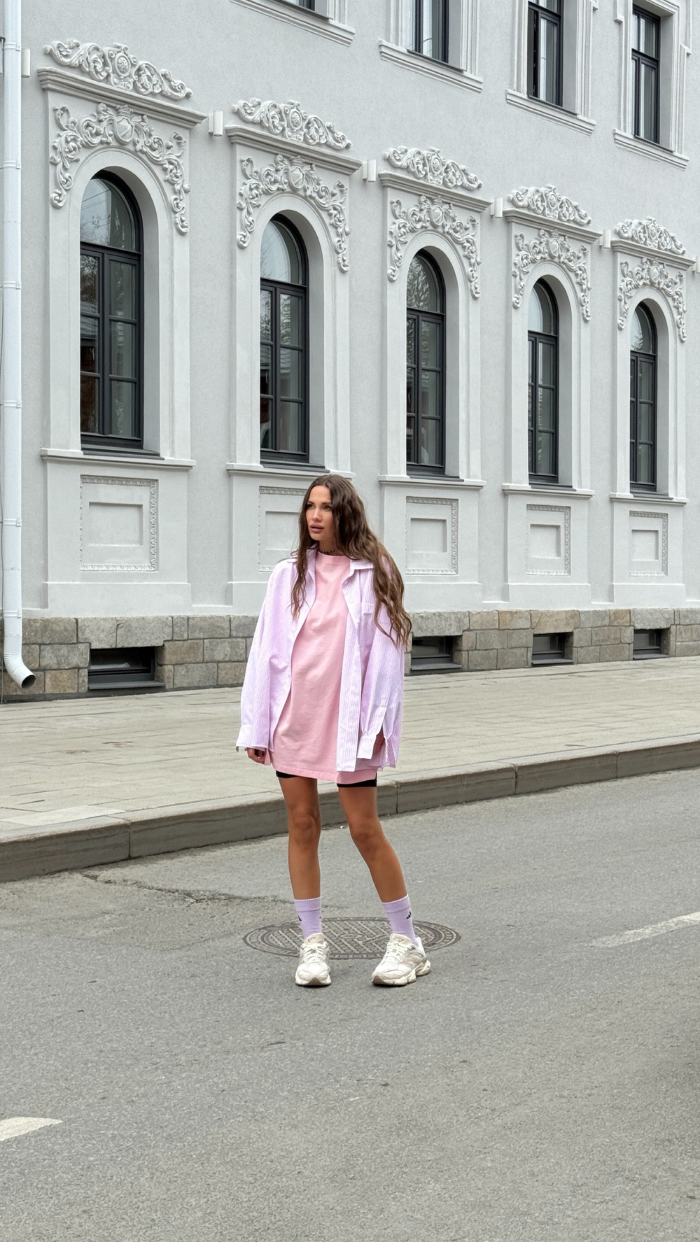 Футболка бойфренда, цвет сакура