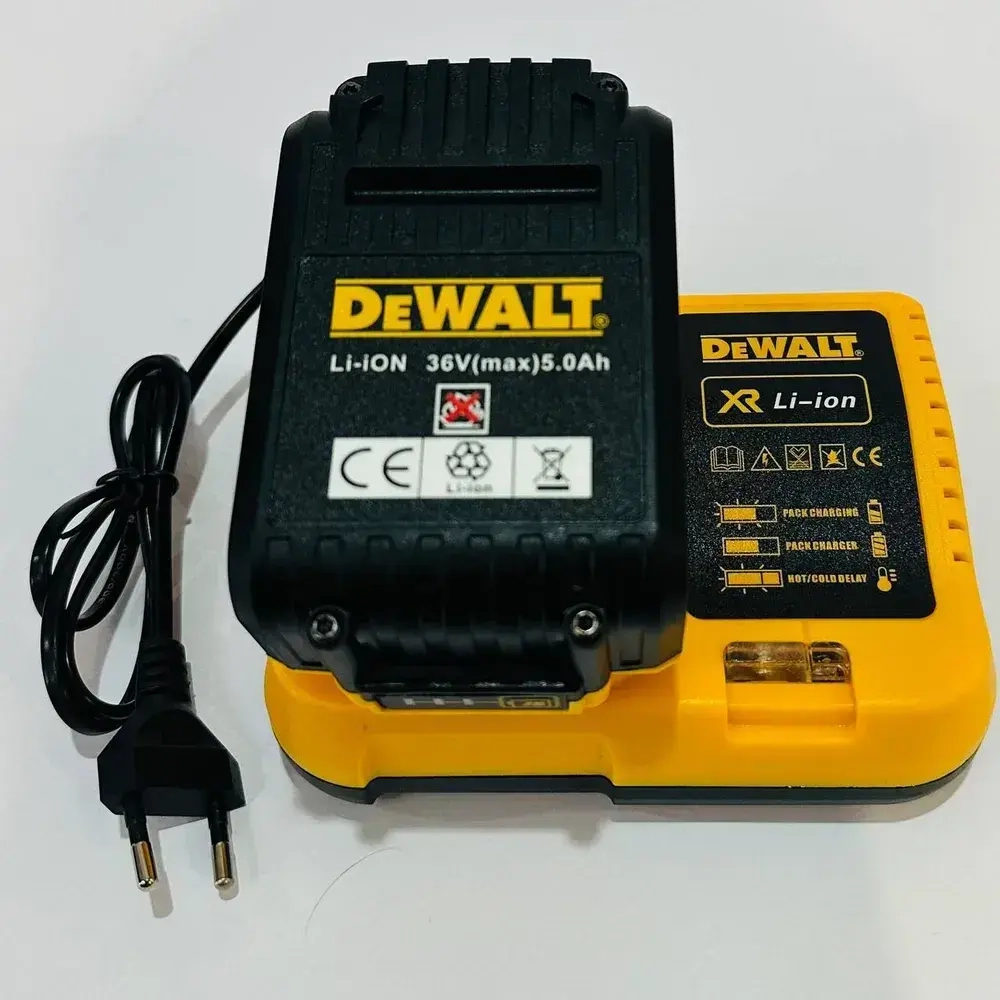 Набор 2в1 DeWalt аккумуляторные Шуруповерт бесщеточный 36B УШМ болгарка 36B
