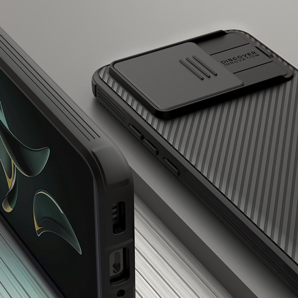 Чехол от Nillkin с встроенным магнитом для смартфона Xiaomi 13T и 13T Pro, серия CamShield Pro Magnetic Case, защитная шторка для камеры
