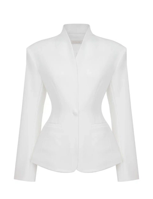 Жакет Силуэт, белый