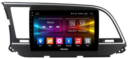 Магнитола для Hyundai Elantra 2016-2018 - Carmedia OL-9708 QLed, Android 10/12, ТОП процессор, CarPlay, SIM-слот