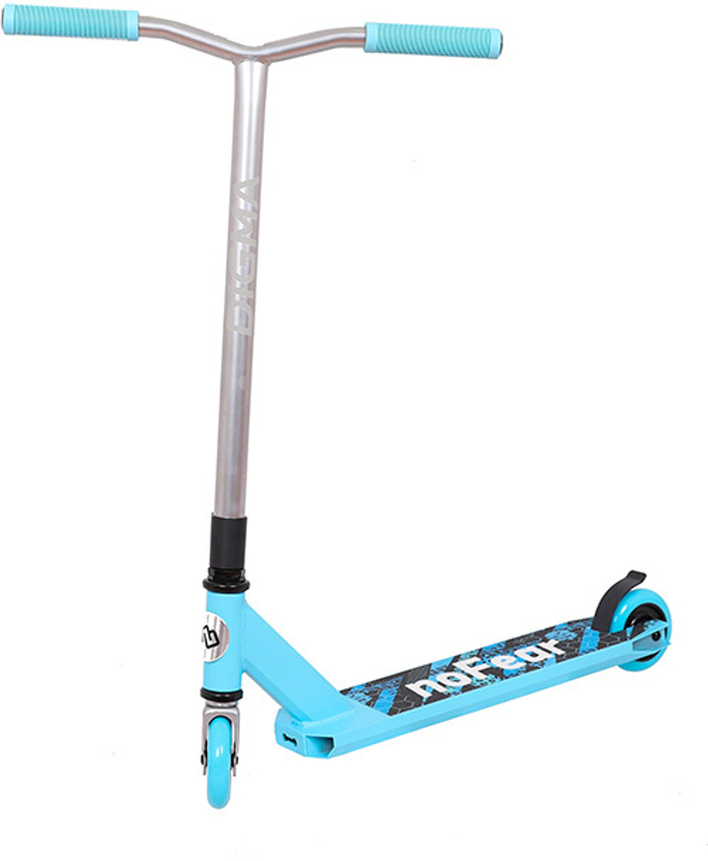 Самокат Digma noFear трюковый 2-кол. голубой/серебристый (ST-NO-100)