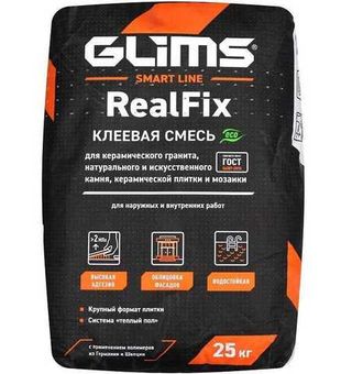 Клей мультифункциональный Glims RealFix 25 кг