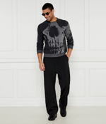 Шерстяной свитер Alexander McQueen - графитовый(818835 Q1BC0)