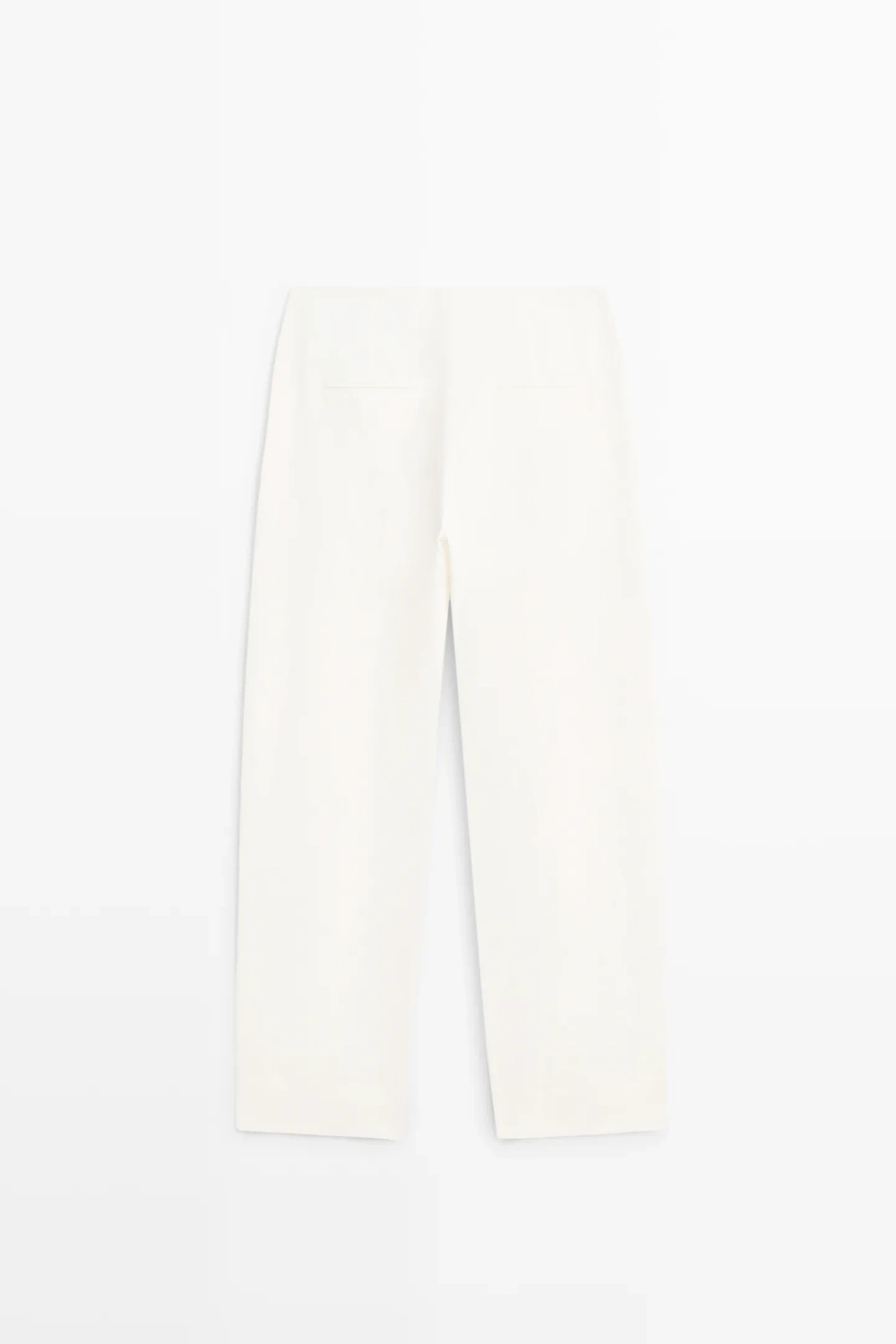 БРЮКИ ИЗ ЛЬНА С ПОДВЕРТЫШАМИ - MASSIMO DUTTI