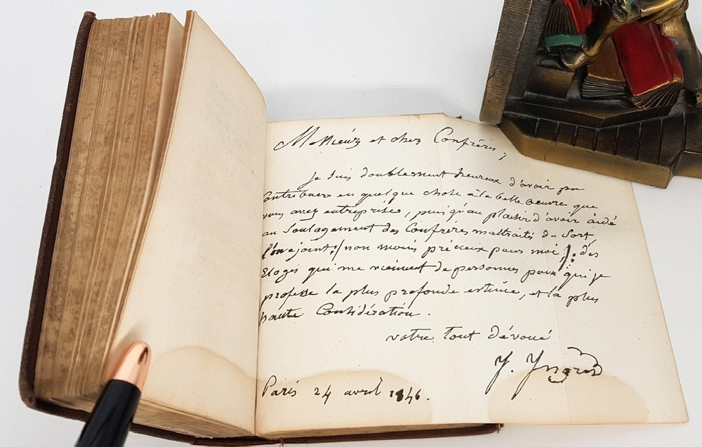 "Les contemporains Theophile Gautier, Berryer, Rossini, Ingres, Francois Arago, Arsene Houssaye. Eugene de Mirecourt.  1855 г.