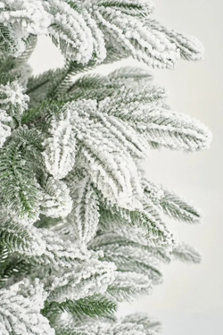 Ель искусственная Царь елка Беверли стройная заснеженная 230 см