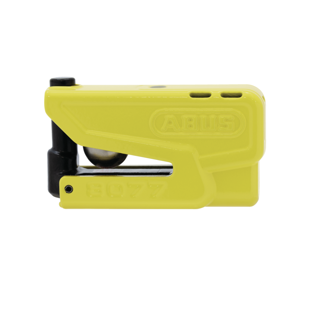 Замок ABUS Granit Detecto XPlus 8077 ver 2.0 желтый на торм диск