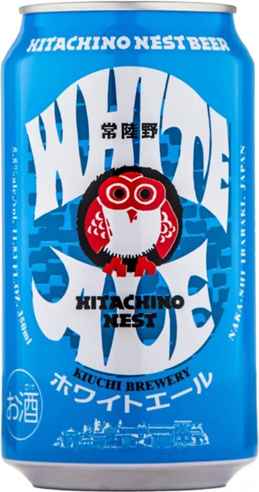 Пиво Хитачино Нест Уайт Эль / Hitachino Nest White Ale 0.35 - банка