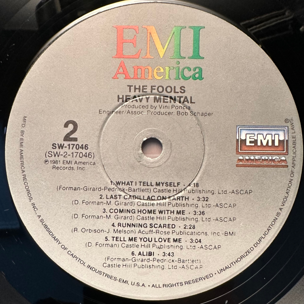 The Fools - Heavy Mental (США 1981г.)