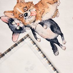 НАБОР САЛФЕТОК ИЗ 2-Х ШТ "ДРУЖБА",40Х40СМ, 100% ХЛОПОК,ТВИЛ, БЕЛЫЙ