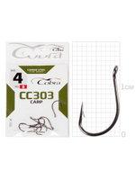 Крючки Cobra CARP HIRASU серии CC303 размер006 (упк.10шт.)