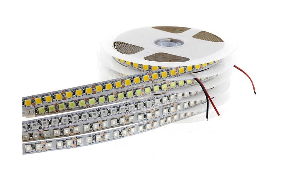 Светодиодная лента 5054, DC12V, 0.12W/1, 120led, IP65, Cold White, 1м