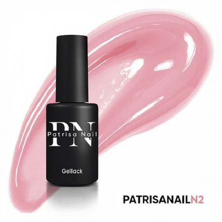 Patrisa Nail  гель-лак каучуковый камуфлирующий Dream Pink N2, 8 мл