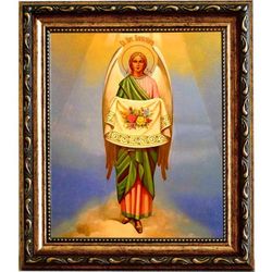 Архангел Вара­хи­ил. Икона на холсте.