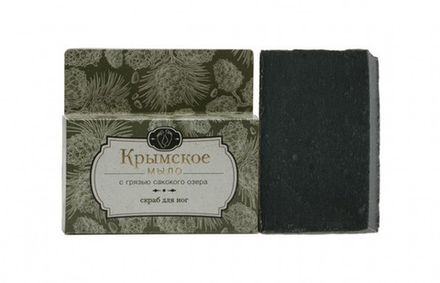 Мыло с грязью Сакского озера "Скраб для ног"
