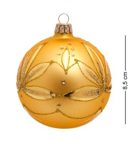 Элита НФШ-1568/1 Ел.украшение Шар «Жасмин» золотой 80 мм