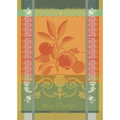 Кухонное полотенце Garnier Thiebaut Les Oranges Mandarine (56 x 77 см)