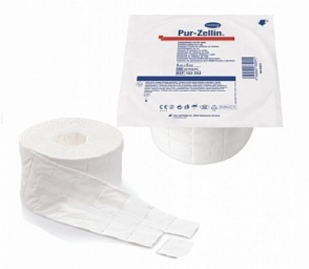 PUR-ZELLIN steril - Тампоны-подушечки из креп.бумаги (стер.):4 х 5 см; 1 х 500 шт.