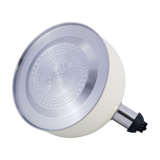 Чайник 2,5 л из нержавеющей стали со свистком Kamille KM-0679 и черной бакелитовой ручкой