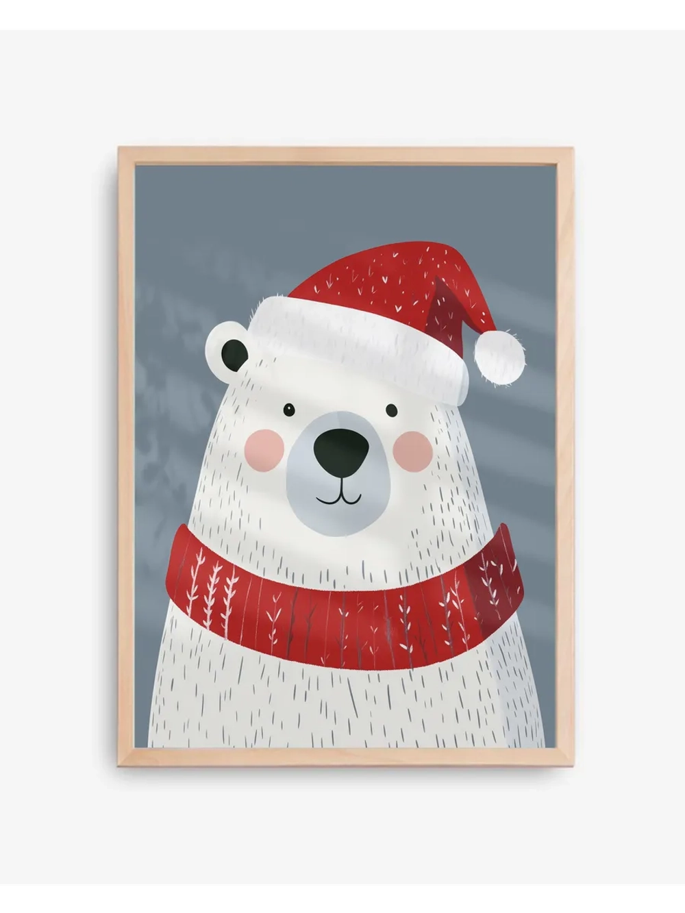 Декор новогодний постер на стену 60х90 см