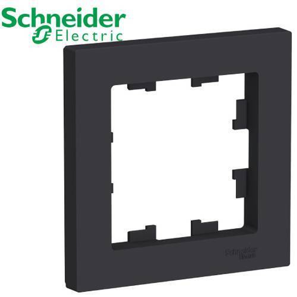 Рамка 1-ая (карбон) AtlasDesign Schneider ATN001001