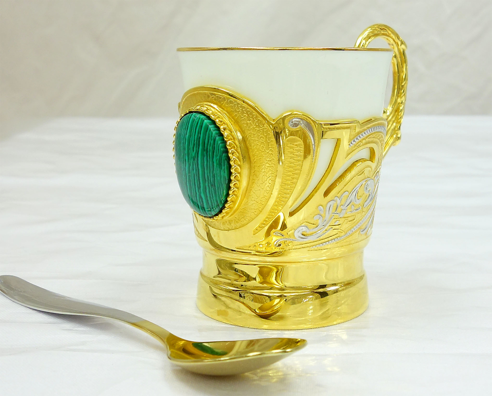 Кофейная "Малахитовая"