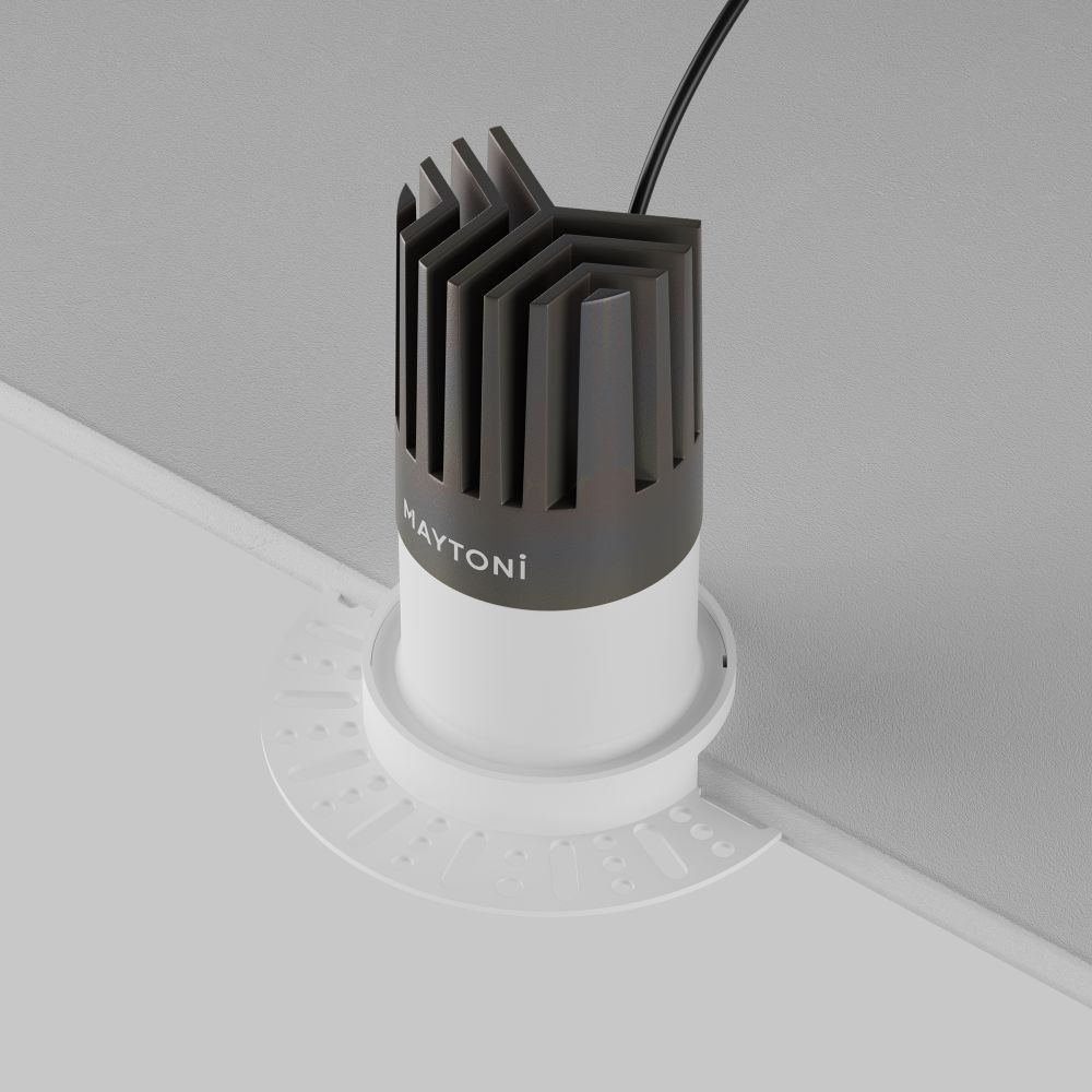 Светильник встраиваемый светодиодный Maytoni   DL122-15W-3K-TRS-W
