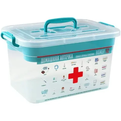Контейнер для аптечки «ДОМАШНИЙ ДОКТОР», 31*20*18см, 6,5л