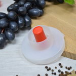 Крышка для вина полиэтиленовая d-82 с гидрозатвором (красная)