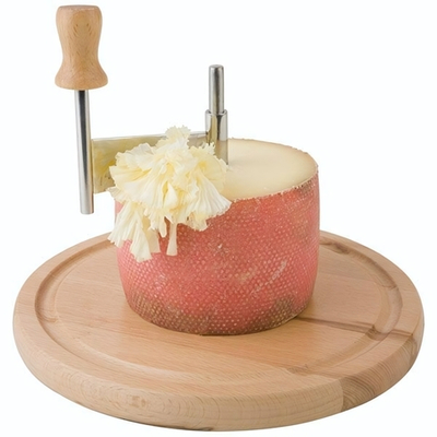 Нож для сыра и шоколада с колпаком (диаметр 22 см) (Цвет: бежевый)