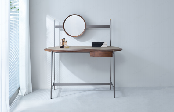 Консоль с зеркалом J15, 130х132 см, орех