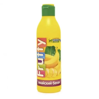 Авз frutty шампунь для кошек и собак ямайский банан - 250 мл