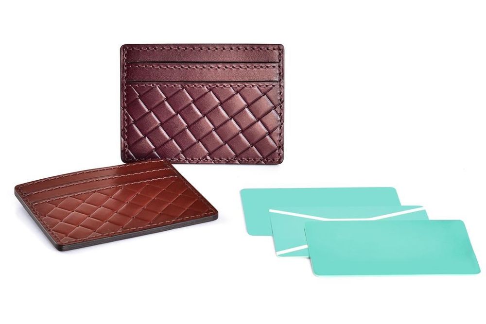 Кардхолдер из кожи Full Grain Bologna Brown BUVARDO LUX