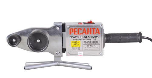 Сварочный аппарат для полипропиленовых труб РЕСАНТА АСПТ-2000А (2000Вт,20-63мм), 86048