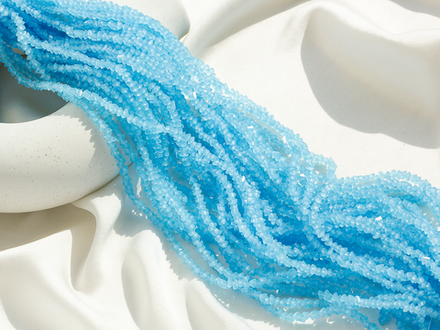 Нить бусин для украшений 4мм (ювелирное стекло)