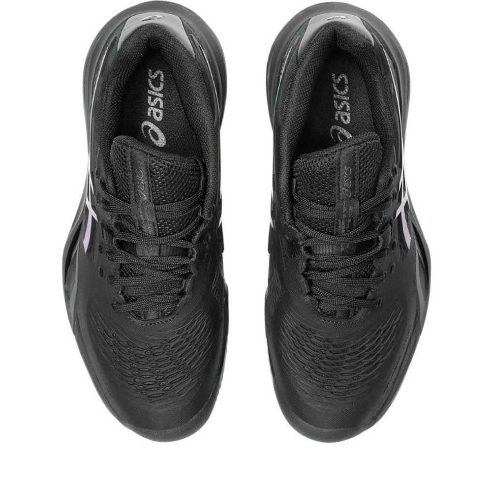 Женские Кроссовки теннисные Asics Gel-Resolution X Clay Night Energy - black/prism blue