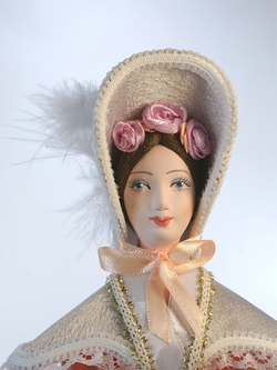 Кукла коллекционная Барышня в летнем платье