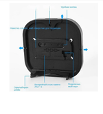 Часы настенные LED MIRROR NO.: 6633 White&Orange