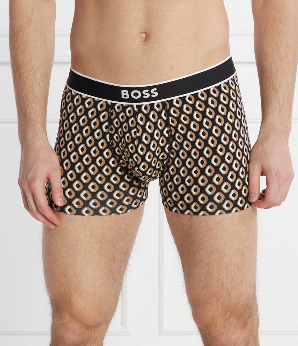 Трусики-боксеры 24 Print BOSS BLACK - черный(50508747)