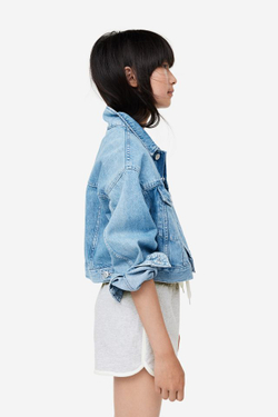 H&M Хлопковые шорты,  серый