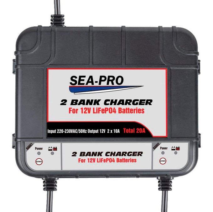 Зарядное устройство SEA-PRO ТЕ4-0260А (2х12В LiFePo4)