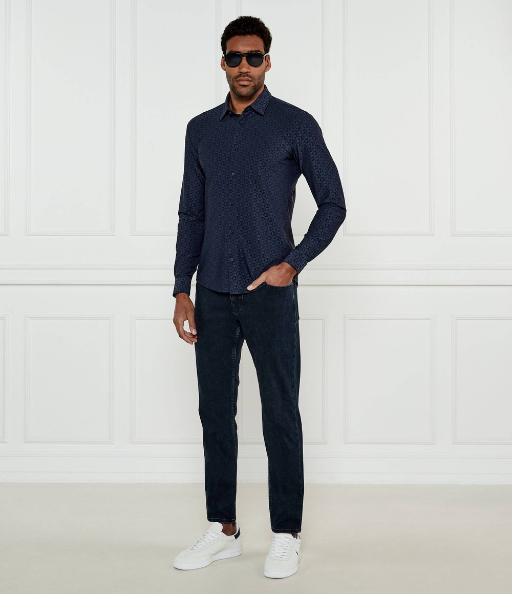 Рубашка P-ROAN-kent-C1-233 BOSS BLACK - темно-синий(50533591)