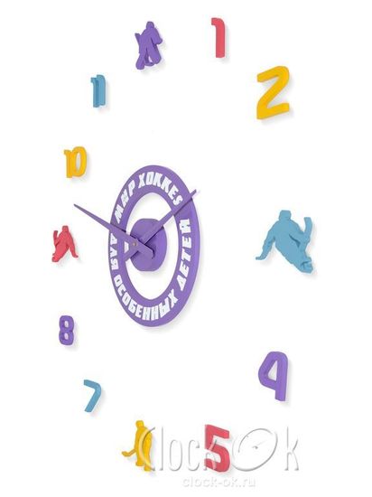 Настенные 3D часы "Мир хоккея"